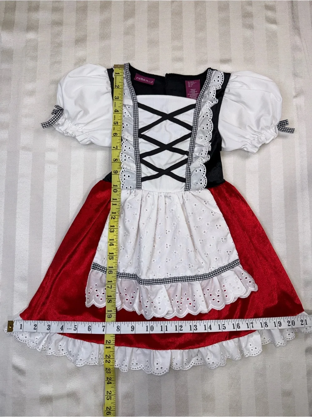 What a Character Little Red Riding Hood Costume Girls XS 4 Dress & Cape